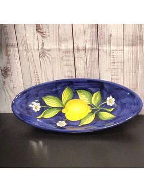 Italian Lemon Ceramics Plate